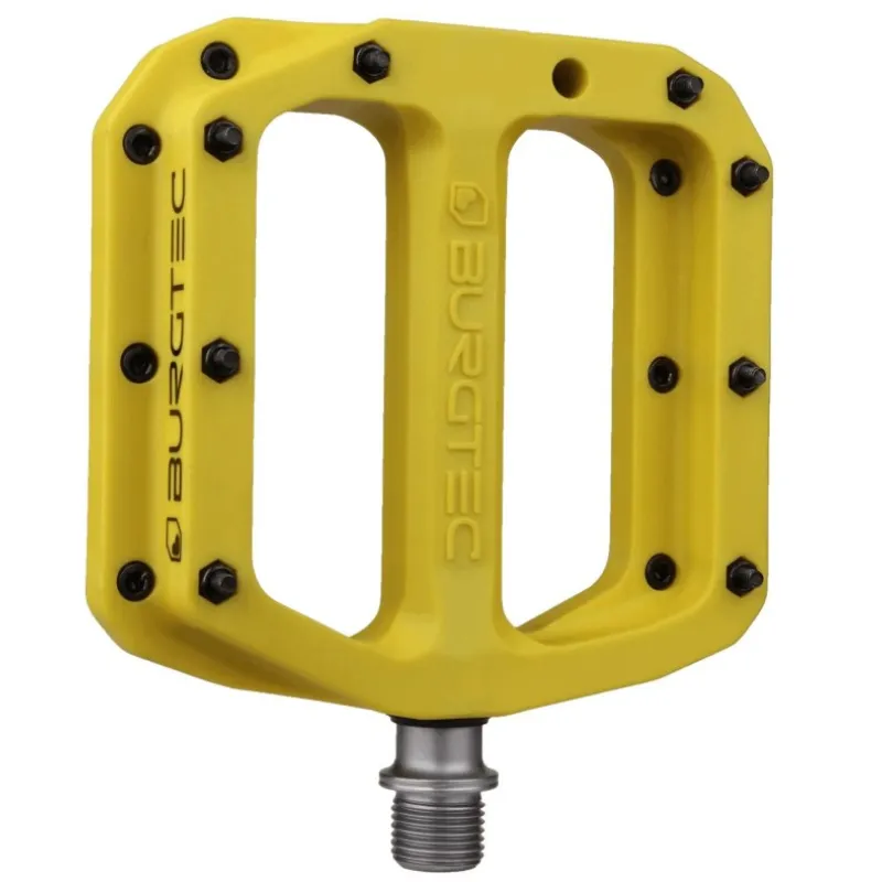 Pedale BURGTEC MK4 Composite Pedals ­ Electric Yellow Ofertă specială